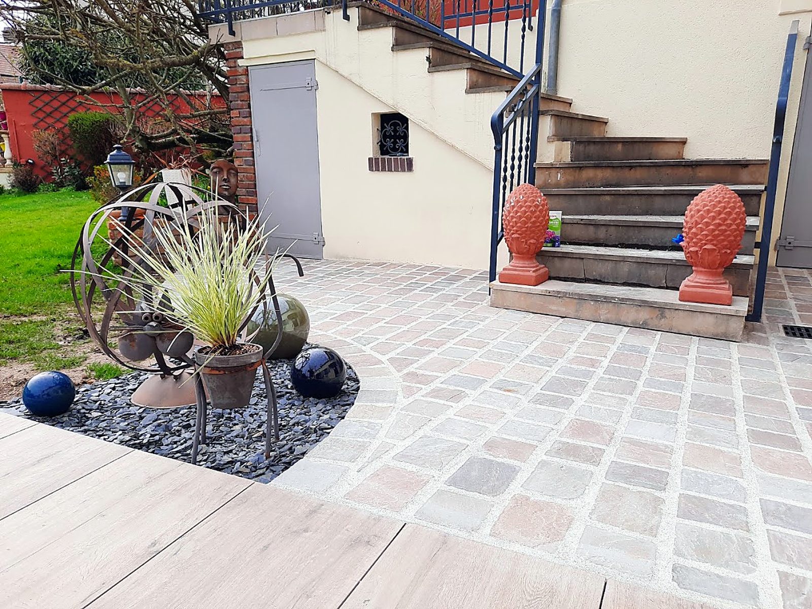 PAVEO-ToP : allée et décoration